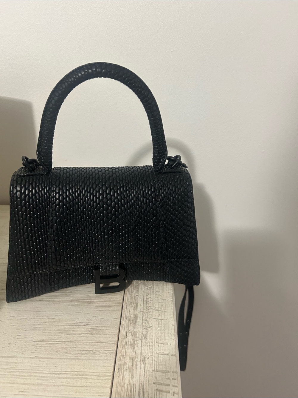 Bottega Veneta Black Woven Top-Handle Shoulder Bag